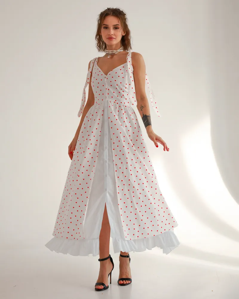 Сукня "Katrina" тканина батист Серця