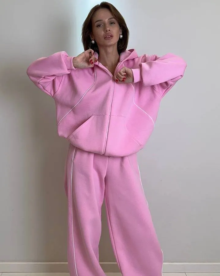 Спортивний костюм-двійка "Палаван" (кофта+штани) Рожевий