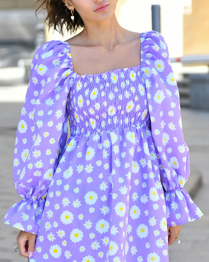 Сукня "June" (Тканина: бавовна) Фіолетовий