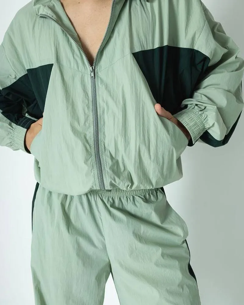 Спортивний костюм-двійка "Балі" чоловічий (кофта+штани) плащівка жатка Фісташка