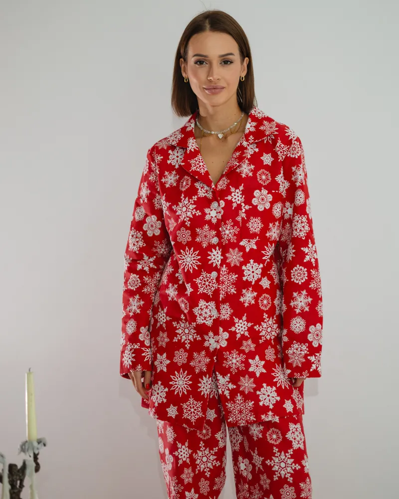 Піжамний костюм-трійка з байки "Holiday" Червоний