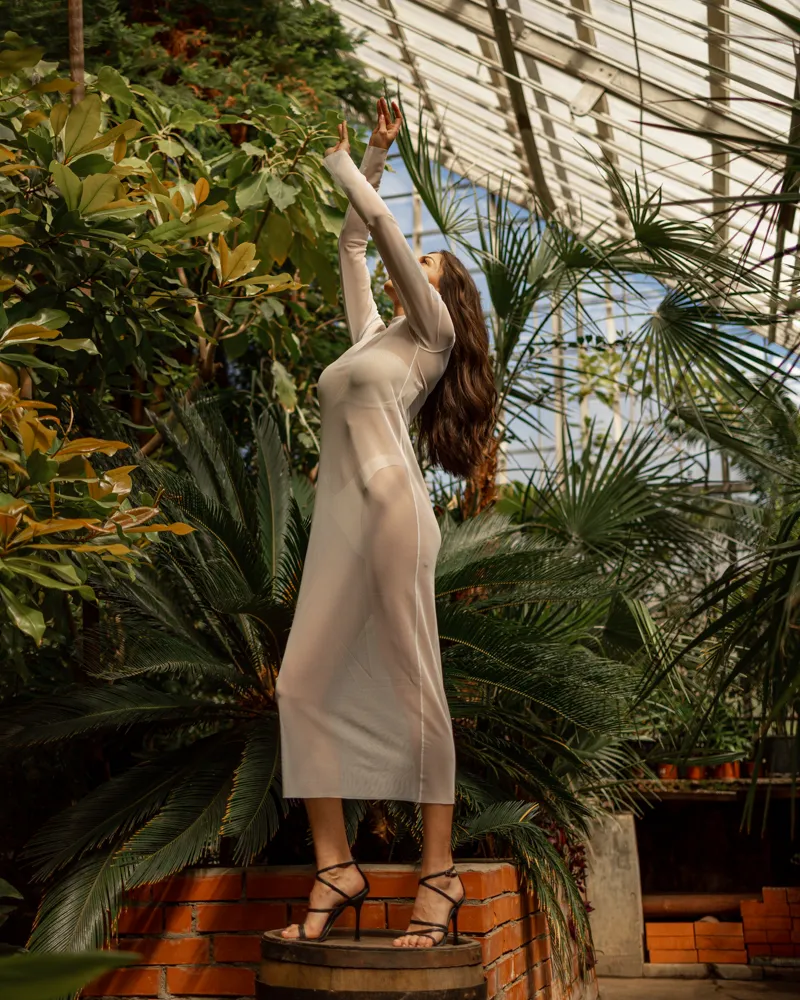 Сукня-сітка "Eva" Білий