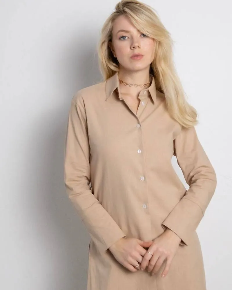 Home suit made of linen Gabriel Beige