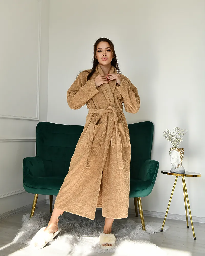 Халат бежевий