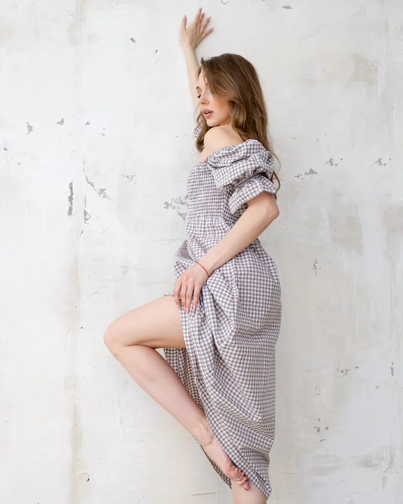 Сукня "Sabrina" Темно-бежевий