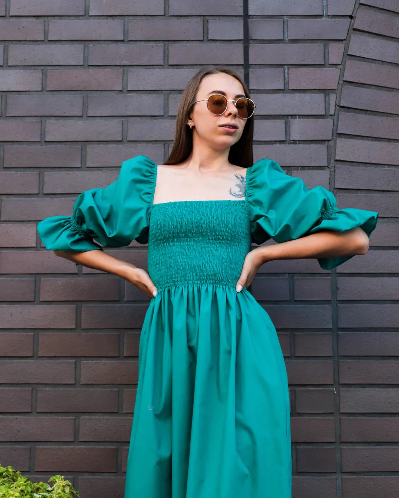 Сукня "Sabrina" Смарагдовий